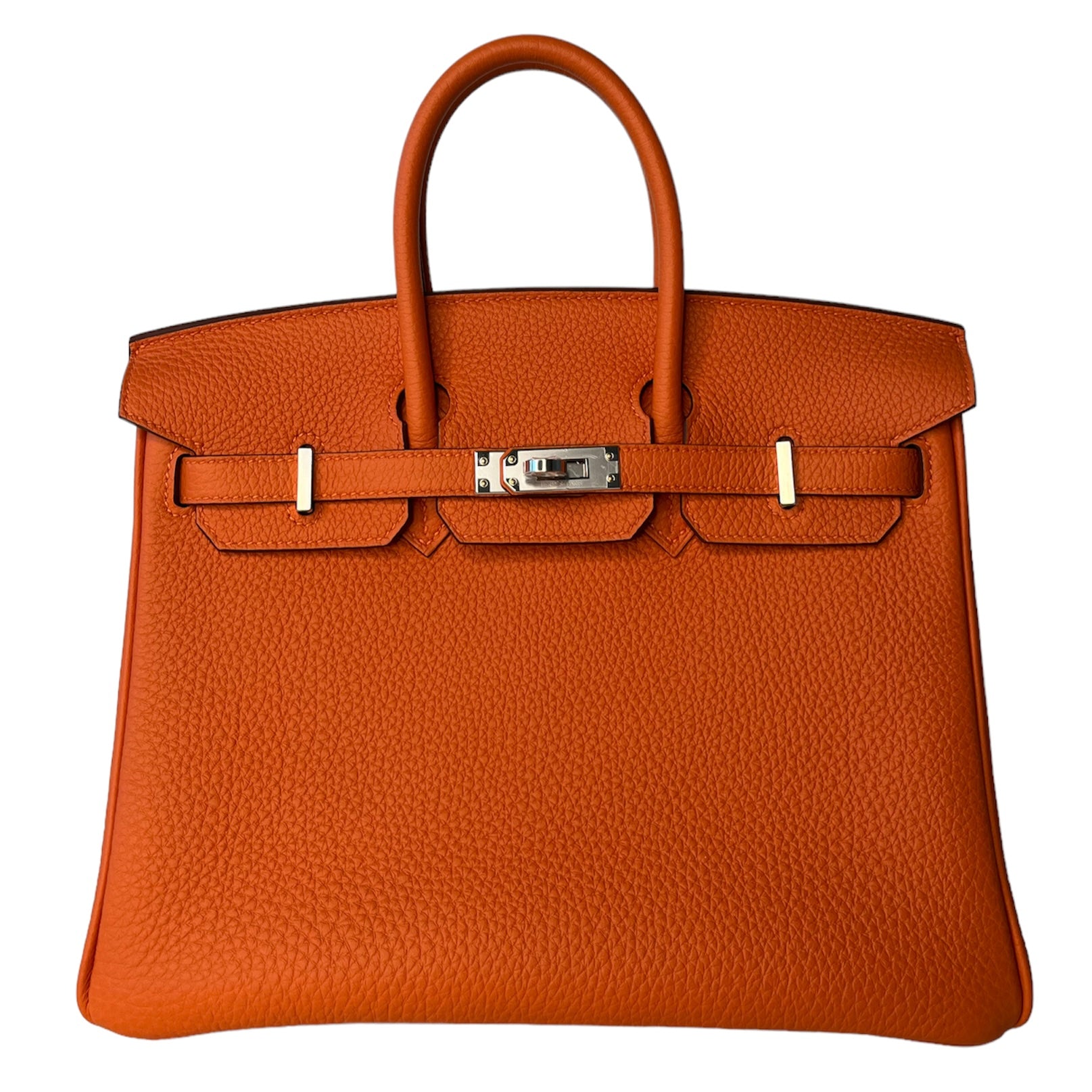 Hermès Birkin 25 Orange Togo Palladium Hardware – Tailored Styling