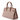 Tailored Styling Hermés Shoulder Birkin 39 in gold Swift leather and multicolour striped Toile Broderie canvas