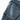 Tailored Styling Chanel light blue denim cargo jeans featuring a prominent stitched CC logo on the back pocket.