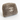 Tailored Styling Chanel brown shearling pouch featuring an embroidered white CC logo on a plush fur surface