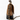 Tailored Styling Chanel large flap bag in brown suede and black lambskin with gold-tone chain strap, side view