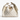 Tailored Styling Chanel 25 Small Hobo bag in light yellow caviar leather with gold-tone hardware and quilted detail.