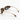 Tailored Styling Chanel shield sunglasses with grey lenses and gold-tone metal frames featuring iconic logo detailing.