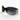 Tailored Styling Chanel shield sunglasses with grey lenses and gold-tone metal CC logo detail on a white background