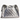 Tailored Styling Chanel 25 small hobo bag in metallic silver quilted calfskin with silver-tone chain hardware