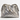 Tailored Styling Chanel 25 Small Hobo bag in metallic silver calfskin with quilted pattern and silver-tone hardware.