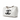 Tailored Styling Chanel Coco Beach small white quilted shopping tote with black CC logo and gold chain-link handles and detachable pouch.