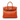 Tailored Styling Hermès Birkin 25 handbag in orange shiny lizard leather with polished palladium hardware