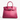 Tailored Styling Hermès Birkin 30 in vibrant Rose Tyrien ostrich leather with polished palladium hardware.