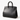 Tailored Styling Hermès Birkin 35 in black Togo leather with palladium hardware, front view.