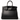 Tailored Styling Hermès Birkin 35 handbag in black Togo leather with palladium hardware and turquoise interior