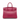 Tailored Styling Hermès Birkin 25 in fuchsia shiny lizard leather with palladium hardware on a white background