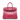 Tailored Styling Hermès Birkin 25 in fuchsia shiny lizard leather with polished palladium hardware.