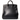 Tailored Styling Hermès Birkin HAC 40 in black Togo leather with matching black PVC hardware.