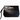 Tailored Styling Hermés Kelly Depeches 25 pochette in black Epsom leather with polished palladium hardware.