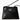 Tailored Styling Hermès Kelly en Désordre 20 in black Epsom leather with gold hardware and asymmetric flap design.