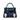 Tailored Styling Hermès Mini Kelly Doll Picto in Bleu Saphir Epsom leather with palladium hardware and pixel details.