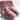 Tailored Styling Chanel pink shearling pouch and mule slipper set featuring embroidered CC logos for luxury comfort.