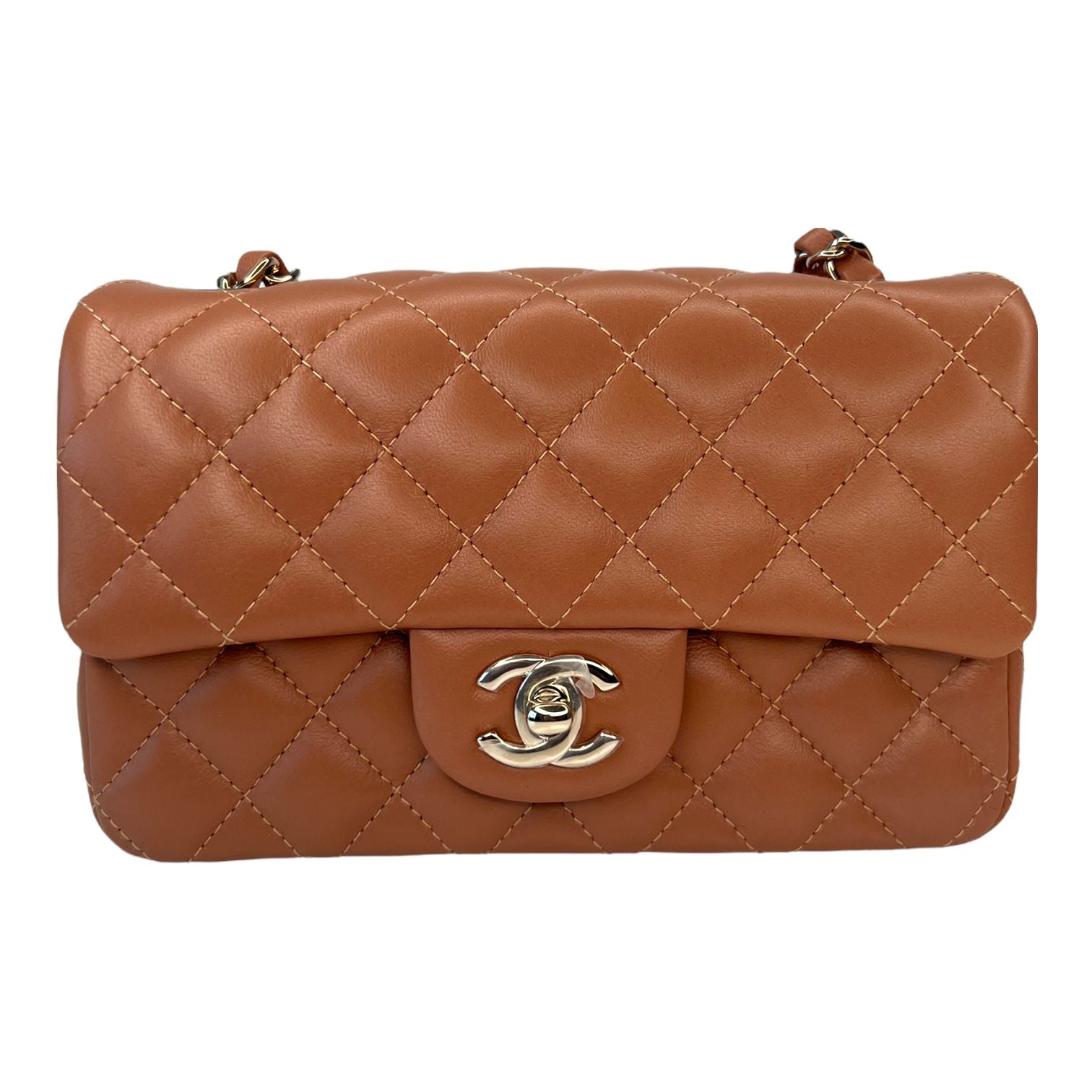 Chanel Caramel Classic Flap Bag – Tailored Styling