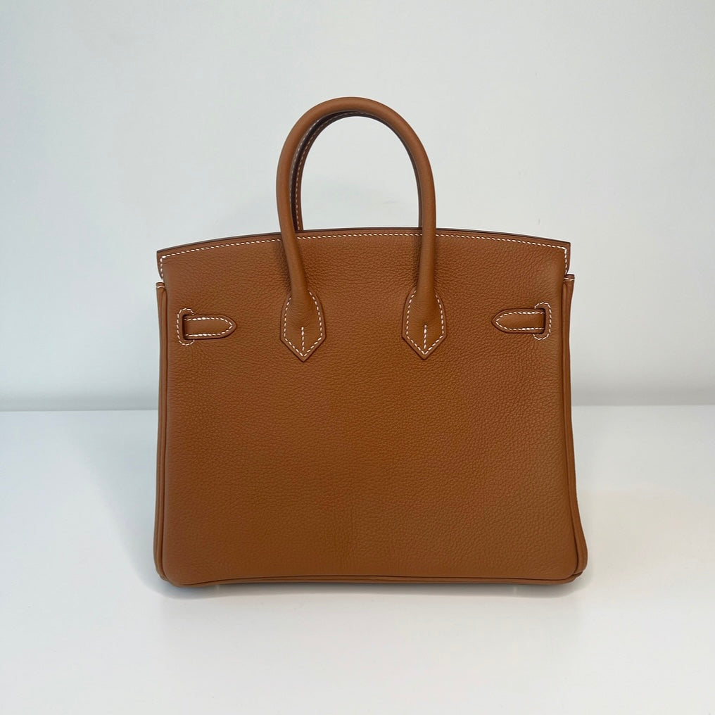 Hermes Birkin Bag Togo Leather Gold Hardware In Orange