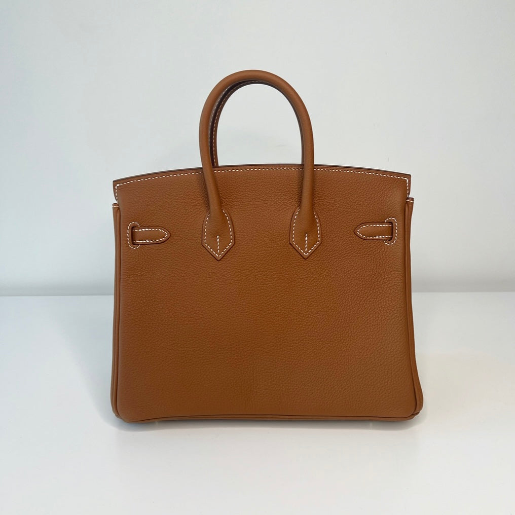 Hermes birkin 25 gold togo Clearance